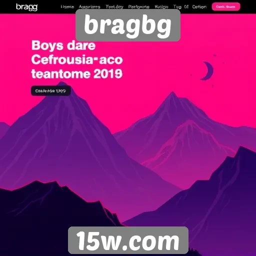 Tendências no design do site bragbg