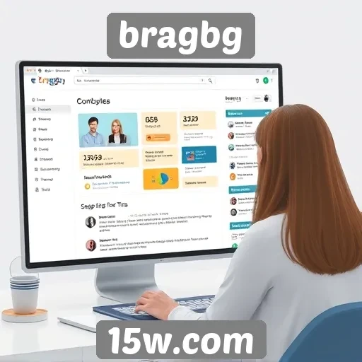 Exploração da interface de usuário do site bragbg